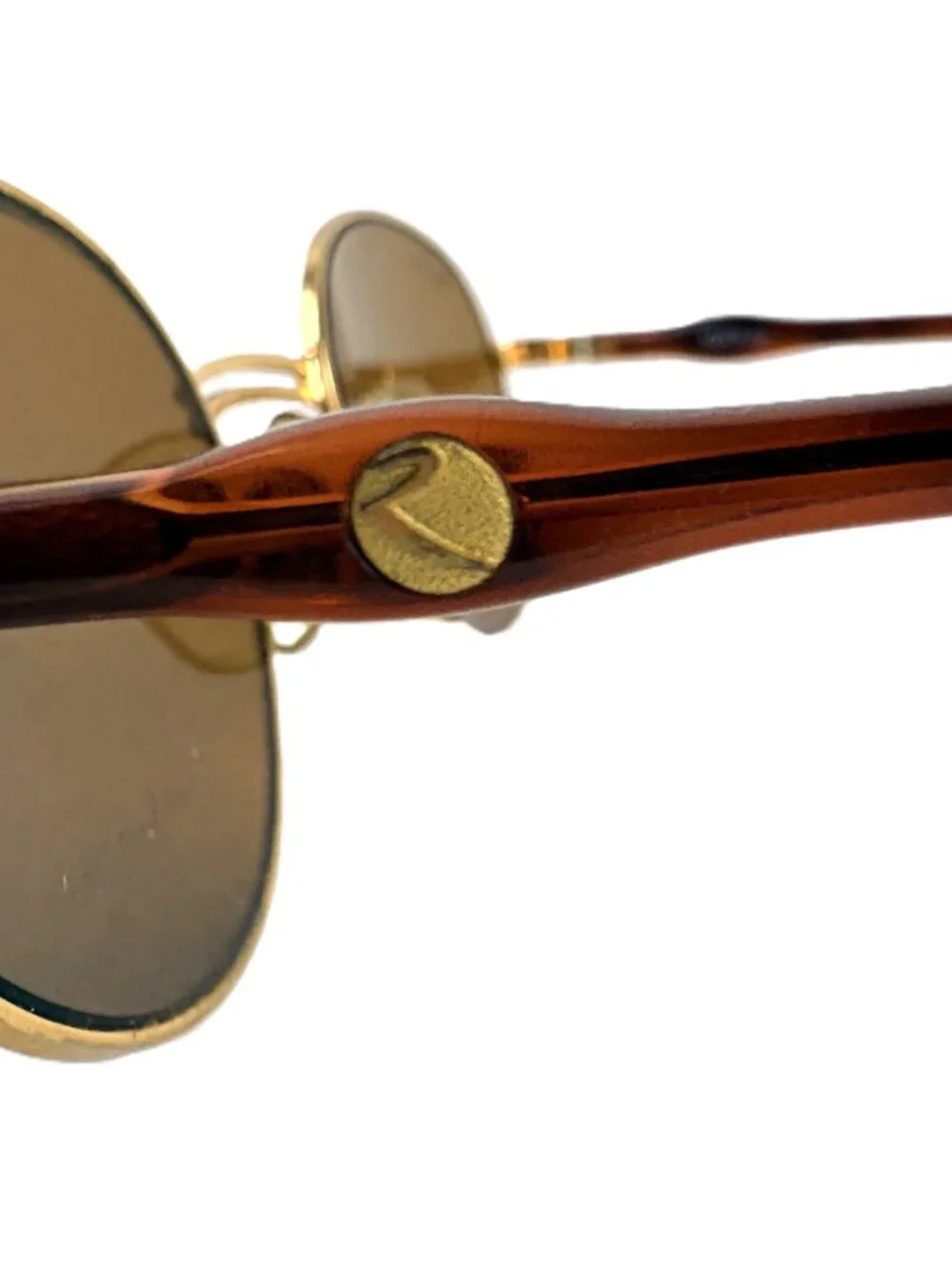 Authentic 90s Ray-Ban B&L Gold-Plated Wire Frame Sunglasses – Retro Oval